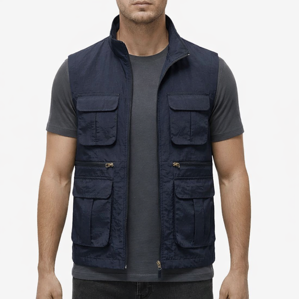 Lightweight Multi-Pocket Travel Vest Quick-Dry Outdoor Hiking Gilet