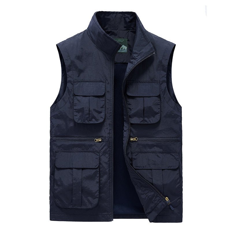 Lightweight Multi-Pocket Travel Vest Quick-Dry Outdoor Hiking Gilet – product view 2 | Great Lakes Outdoor