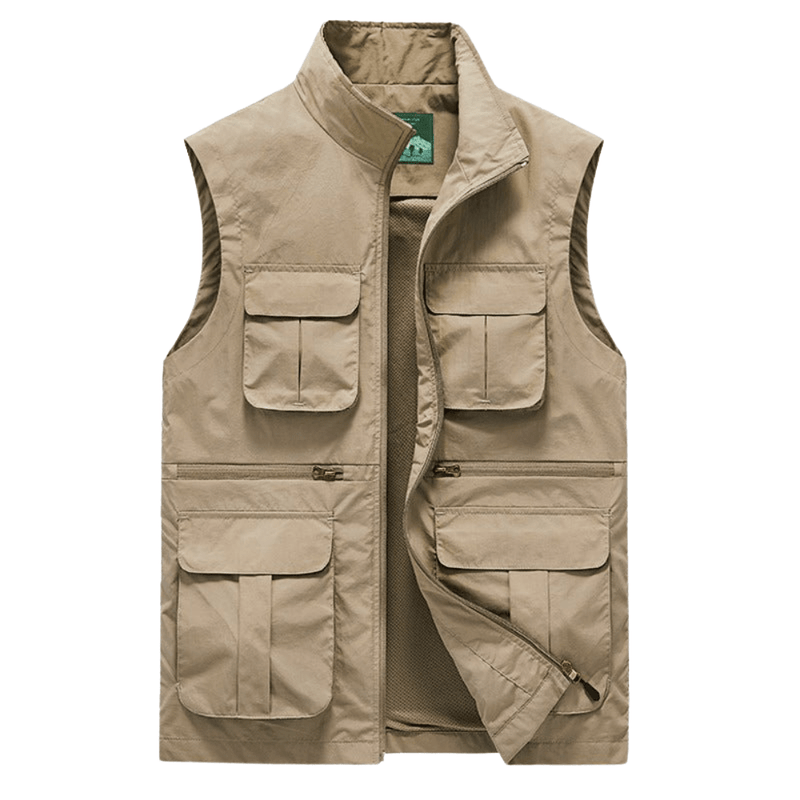 Lightweight Multi-Pocket Travel Vest Quick-Dry Outdoor Hiking Gilet – product view 5 | Great Lakes Outdoor