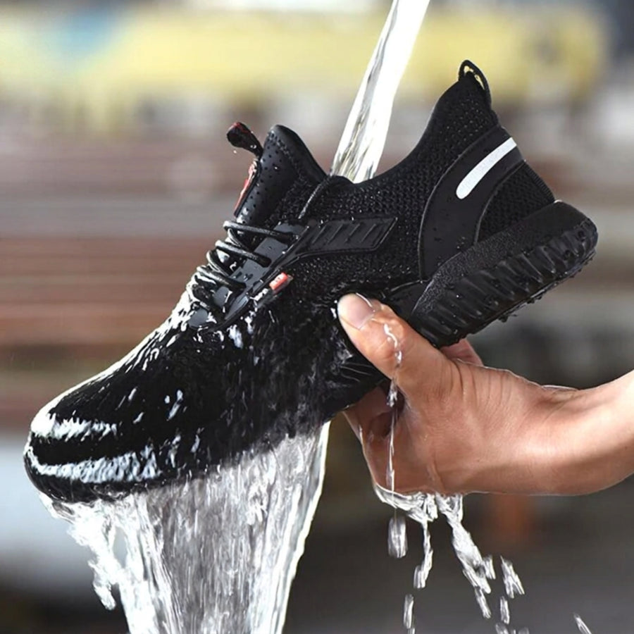 Lightweight Safety Work Shoes Breathable Steel Toe Outdoor Sneakers – product view 5 | Great Lakes Outdoor