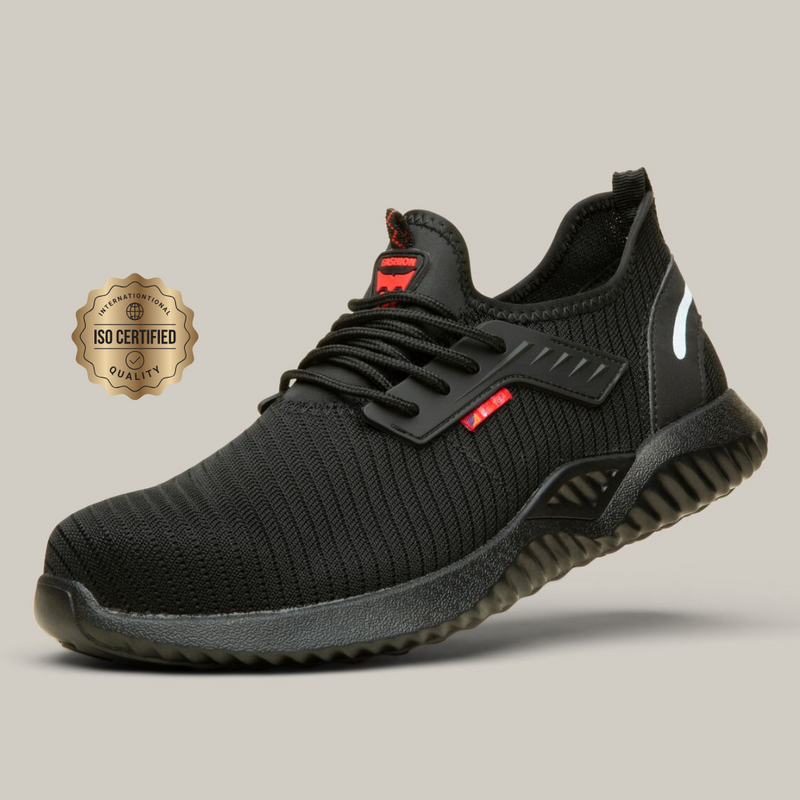 Lightweight Safety Work Shoes Breathable Steel Toe Outdoor Sneakers – product view 9 | Great Lakes Outdoor