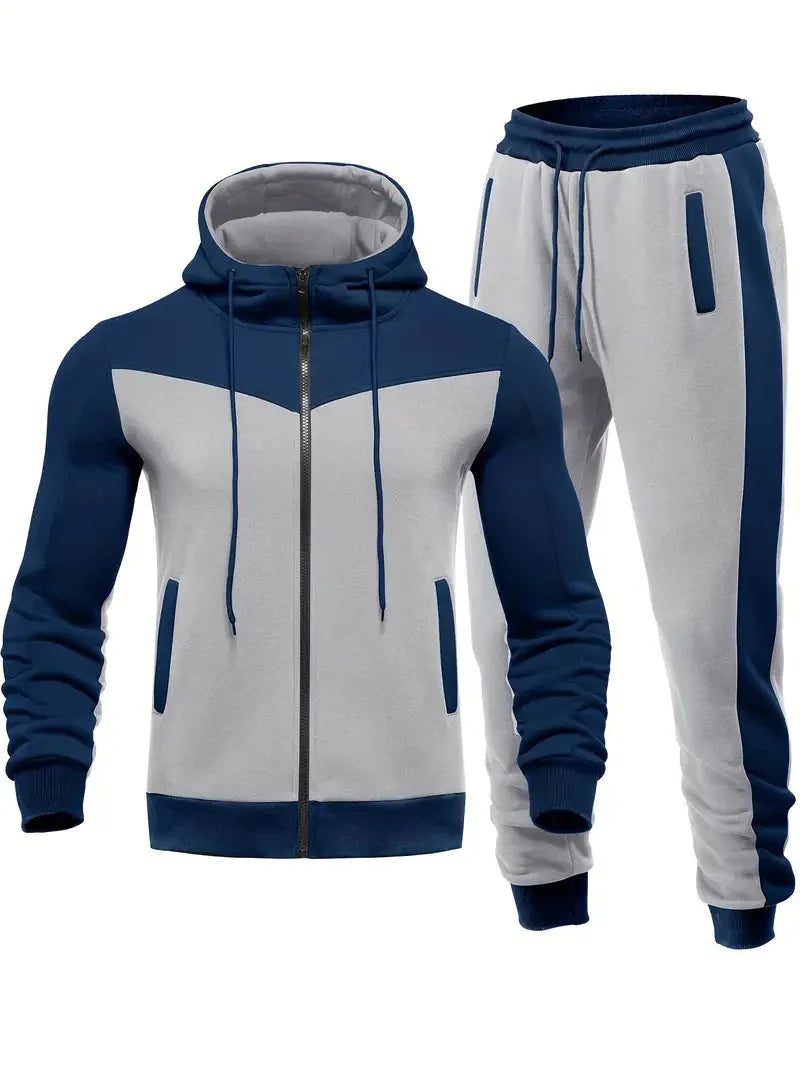 Men’s 2 Piece Tracksuit Breathable Performance Sports Jogger Set – product view 1 | Great Lakes Outdoor