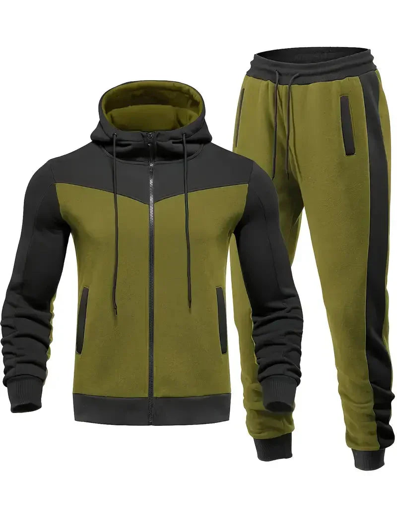 Men’s 2 Piece Tracksuit Breathable Performance Sports Jogger Set – product view 2 | Great Lakes Outdoor