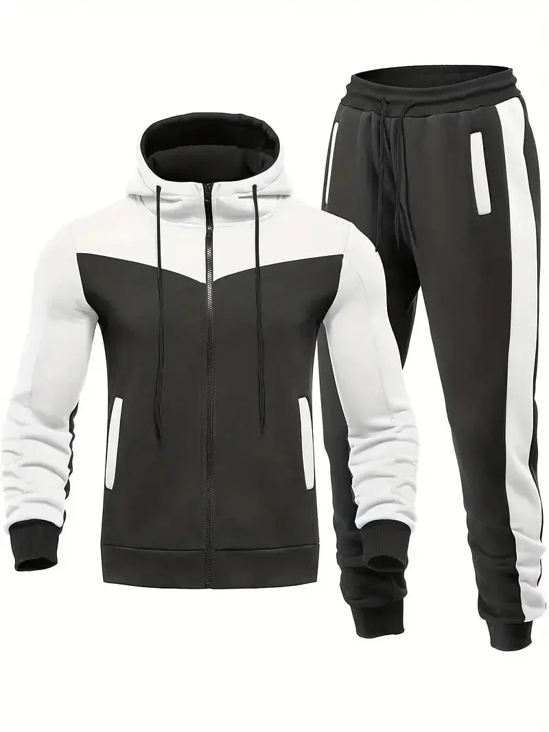Men’s 2 Piece Tracksuit Breathable Performance Sports Jogger Set – product view 3 | Great Lakes Outdoor