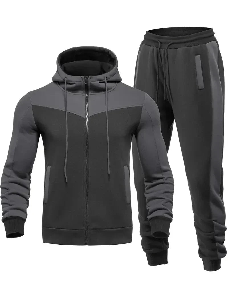 Men’s 2 Piece Tracksuit Breathable Performance Sports Jogger Set – product view 4 | Great Lakes Outdoor