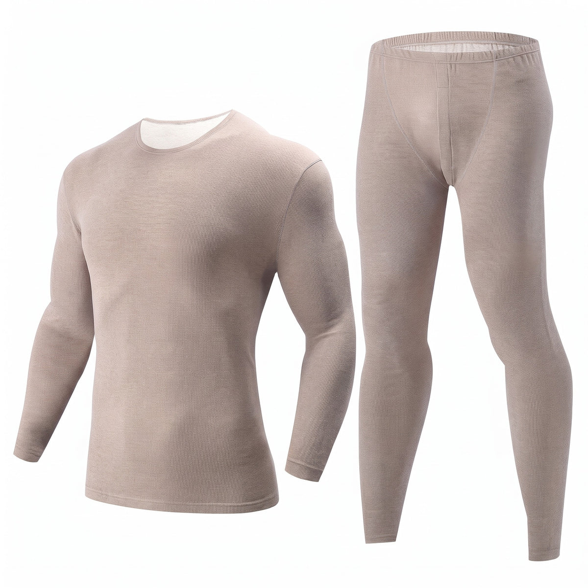 Men's Base Layer Set Slim Fit Long Sleeve Thermal Top Bottoms, product photo 1