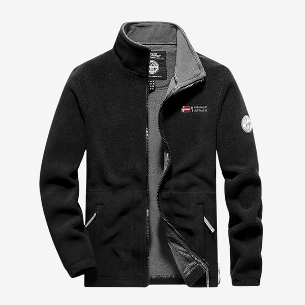 Men's Breathable Thermal Fleece Jacket Warm Outdoor Hiking Coat