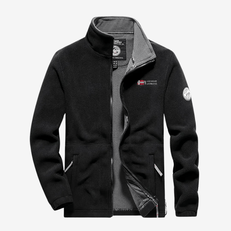 Men's Breathable Thermal Fleece Jacket Warm Outdoor Hiking Coat – product view 1 | Great Lakes Outdoor