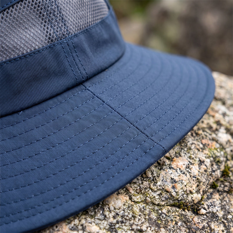 Men’s Bucket Hat Durable Polyester Wide Brim Mountain Trekking, product photo 4