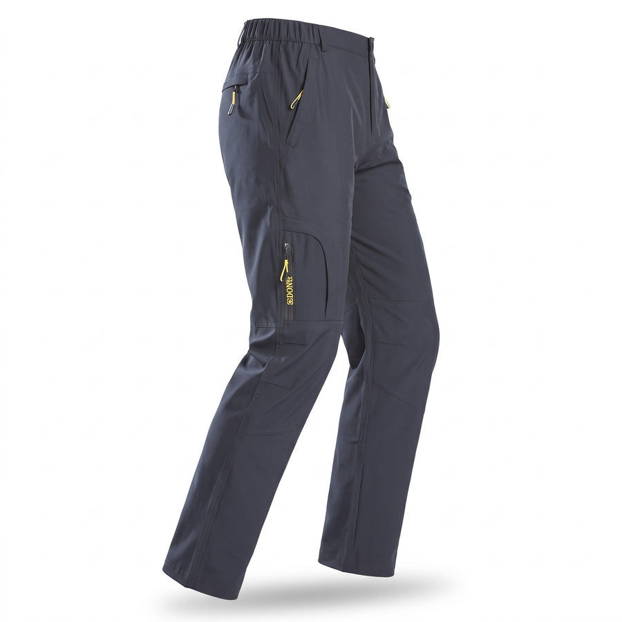 Men's Casual Sport Pants Letter Print Zip Pocket Outdoor Joggers, product photo 1