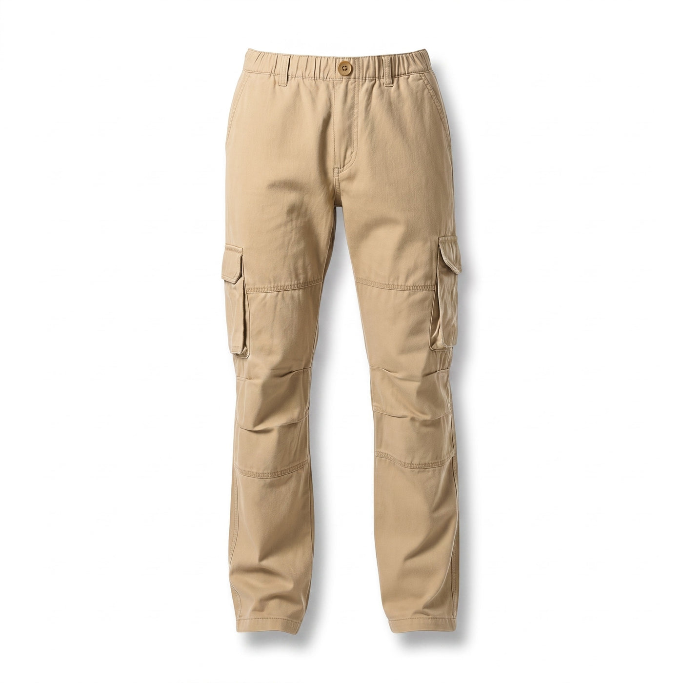 Men’s Cotton Cargo Pants 6 Pocket Durable Outdoor Hiking Trousers, product photo 1