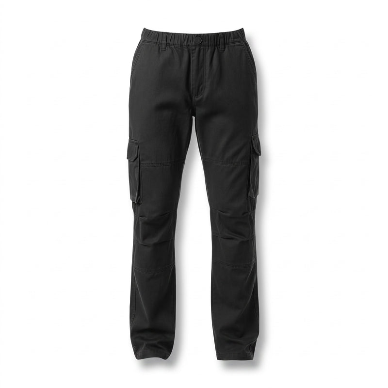 Men’s Cotton Cargo Pants 6 Pocket Durable Outdoor Hiking Trousers, product photo 6