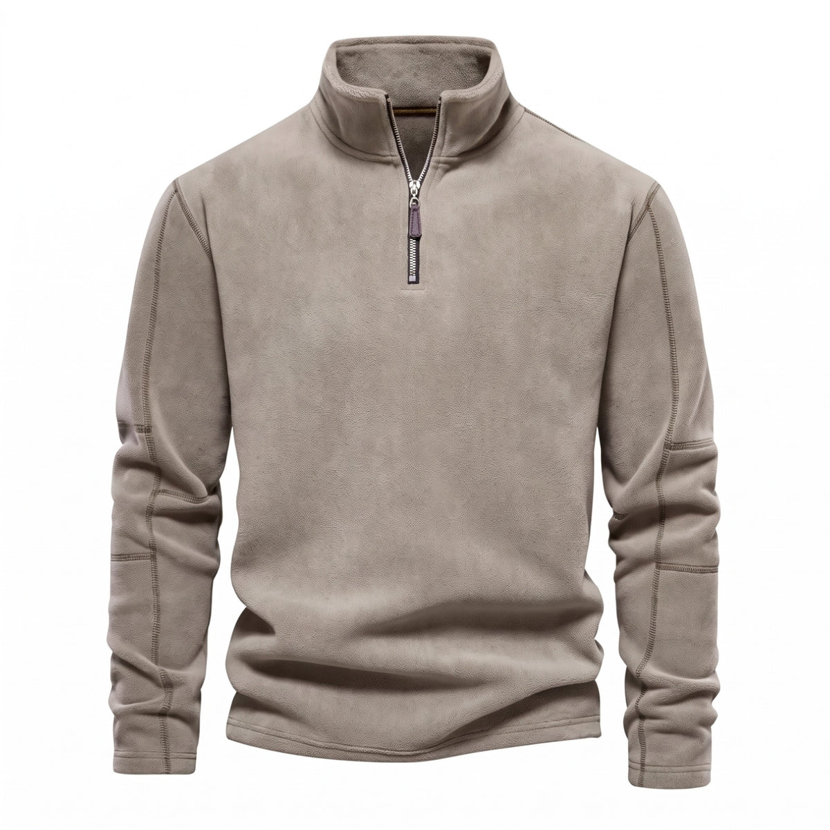 Men’s Cotton Sweatshirt Warm Casual Crew Neck Winter Pullover, product photo 1