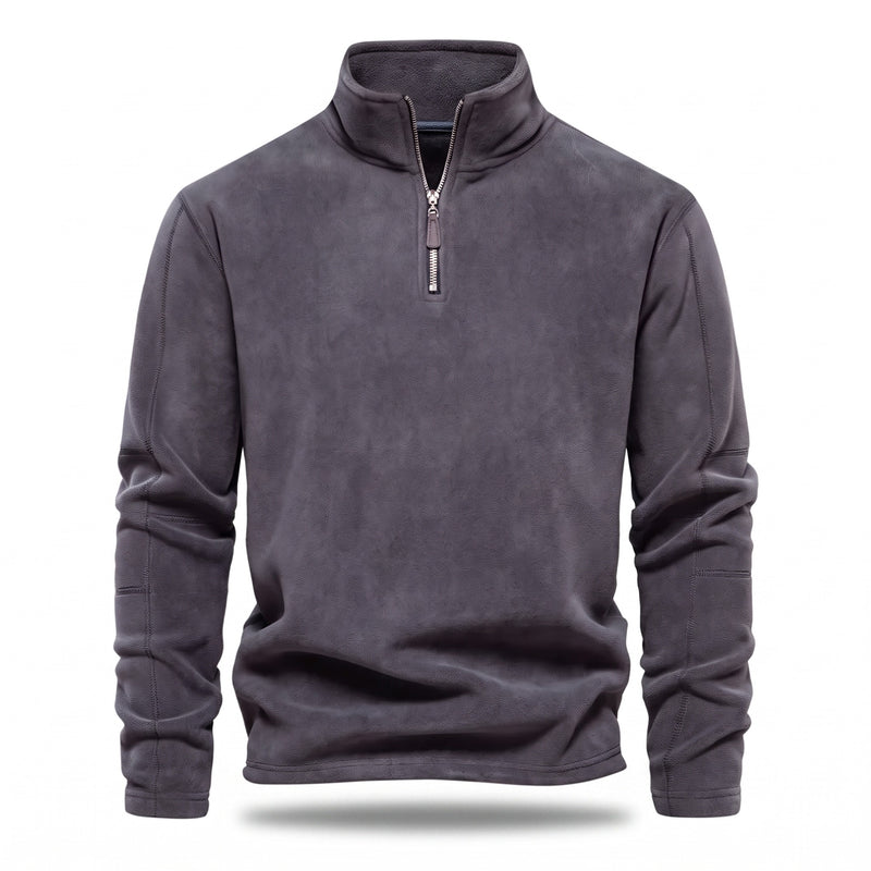 Men’s Cotton Sweatshirt Warm Casual Crew Neck Winter Pullover, product photo 7