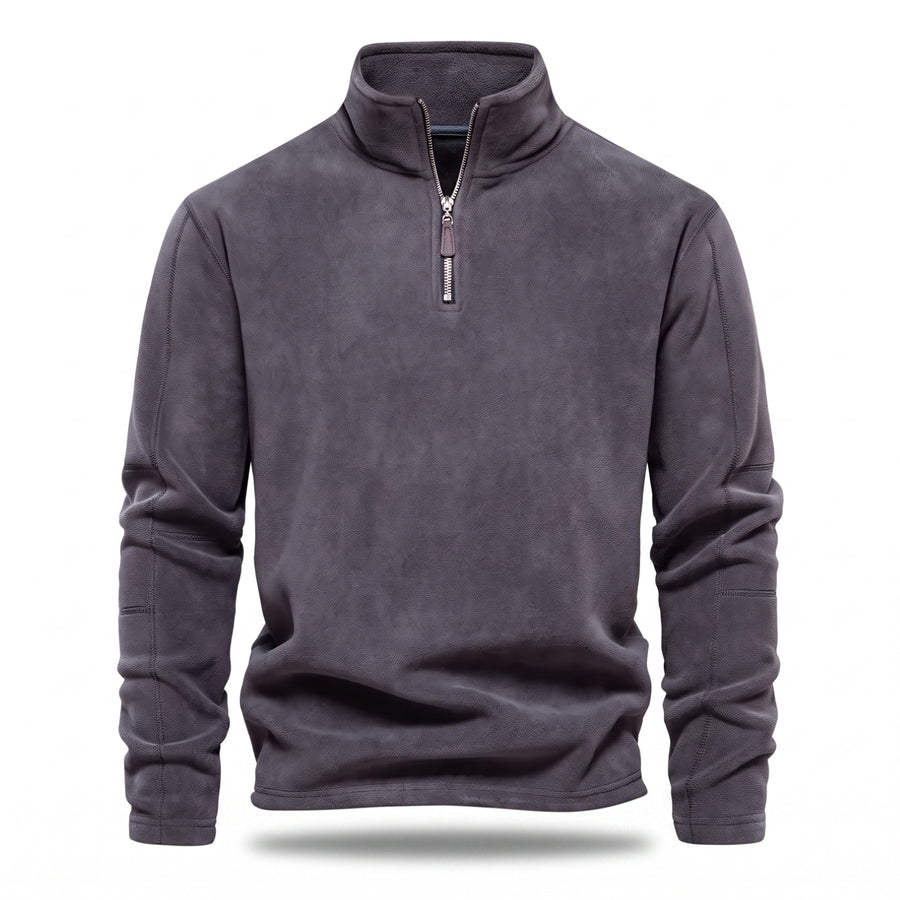 Men’s Cotton Sweatshirt Warm Casual Crew Neck Winter Pullover, product photo 7