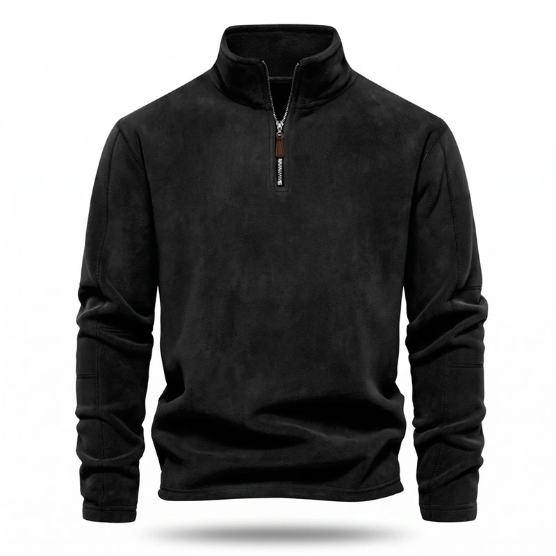 Men’s Cotton Sweatshirt Warm Casual Crew Neck Winter Pullover, product photo 8