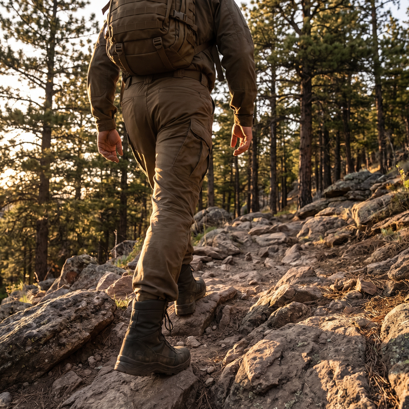 Men's Delta Tactical Boots Light Duty Military Boots – product view 2 | Great Lakes Outdoor