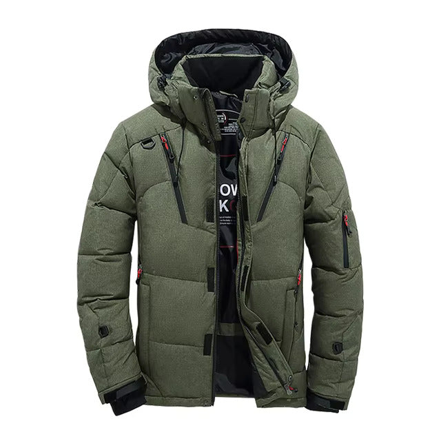 Men’s Down Jacket Waterproof Windproof Winter Insulated Coat – product view 1 | Great Lakes Outdoor