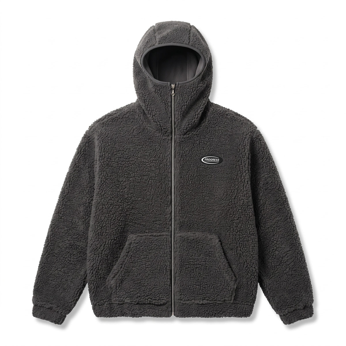 Men's Fleece Hoodie Jacket Full Zip Long Sleeve Warm Mid Layer, product photo 1