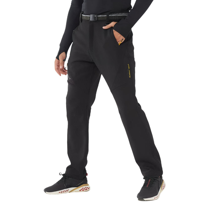 Men's Fleece Lined Hiking Pants Waterproof Thermal Trail Trousers – product view 3 | Great Lakes Outdoor