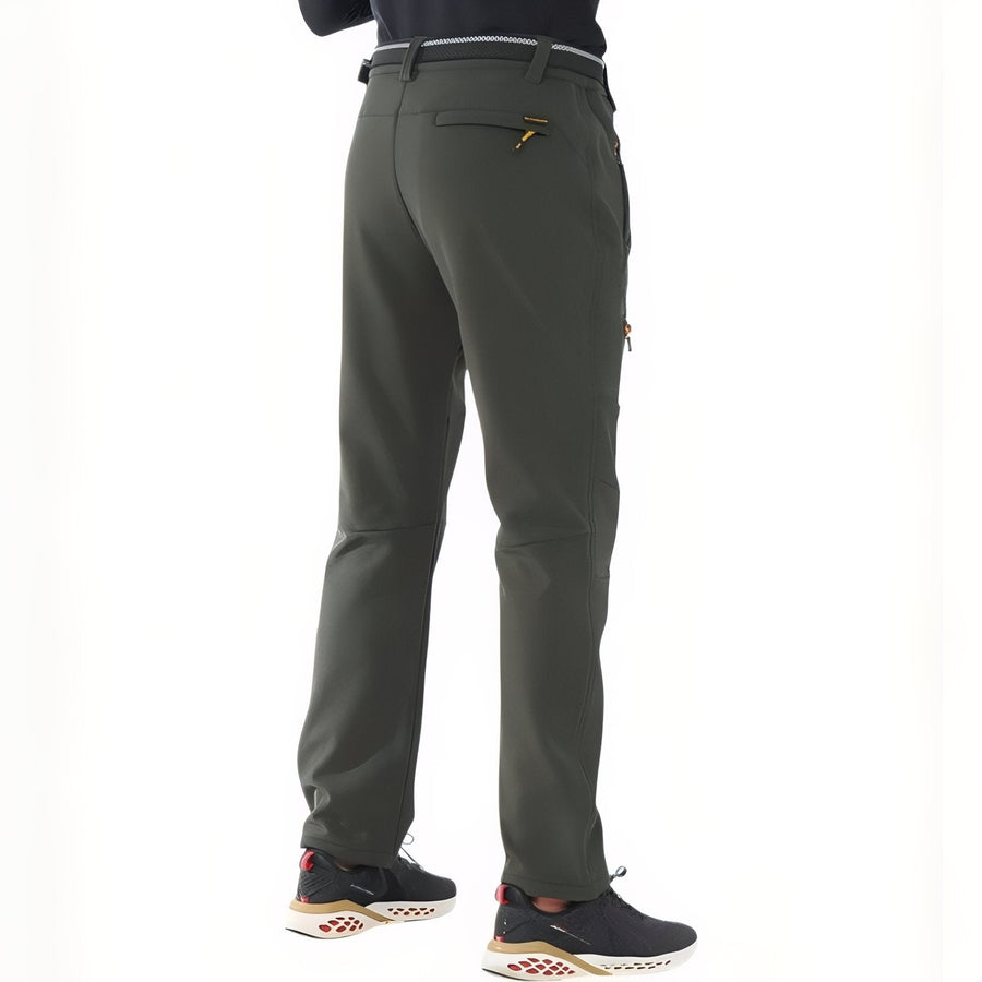 Men's Fleece Lined Hiking Pants Waterproof Thermal Trail Trousers – product view 4 | Great Lakes Outdoor