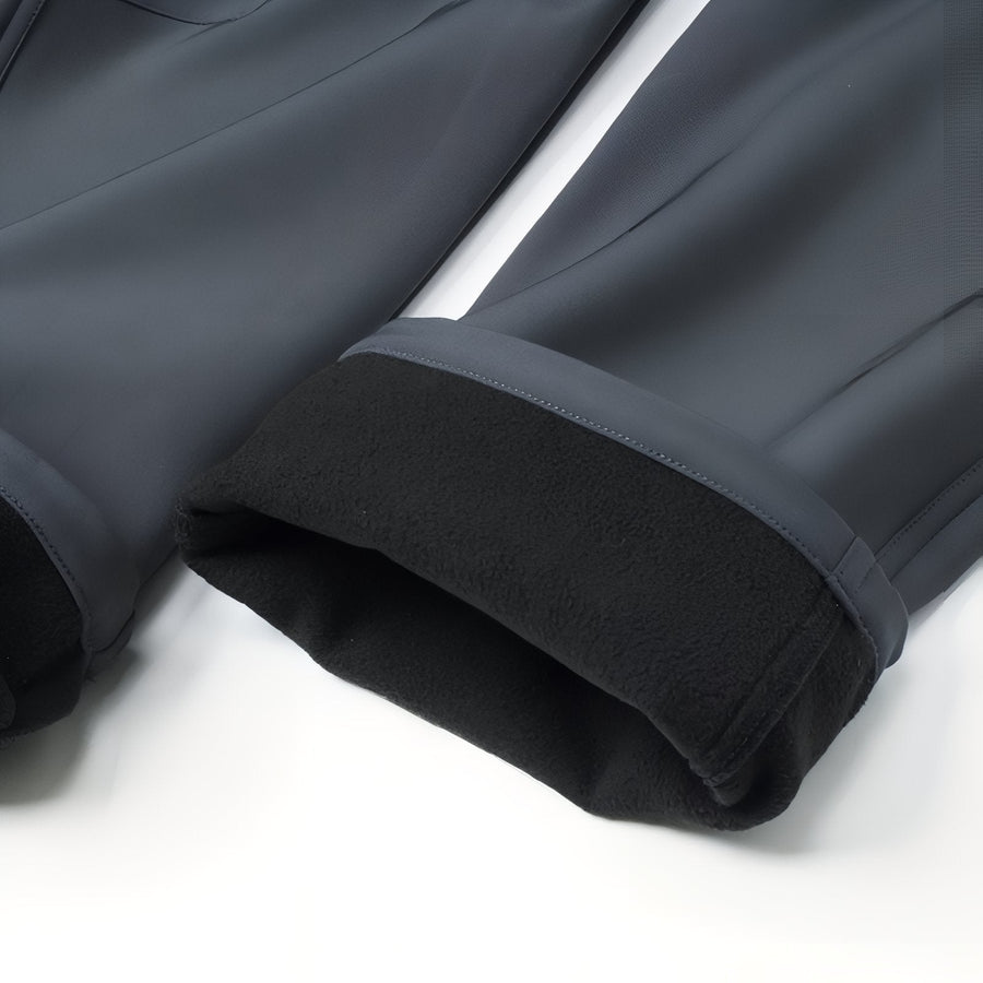 Men's Fleece Lined Hiking Pants Waterproof Thermal Trail Trousers – product view 11 | Great Lakes Outdoor