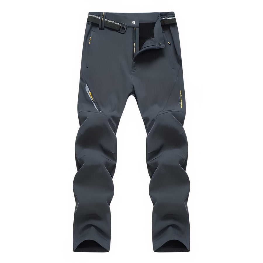 Men's Fleece Lined Hiking Pants Waterproof Thermal Trail Trousers – product view 14 | Great Lakes Outdoor