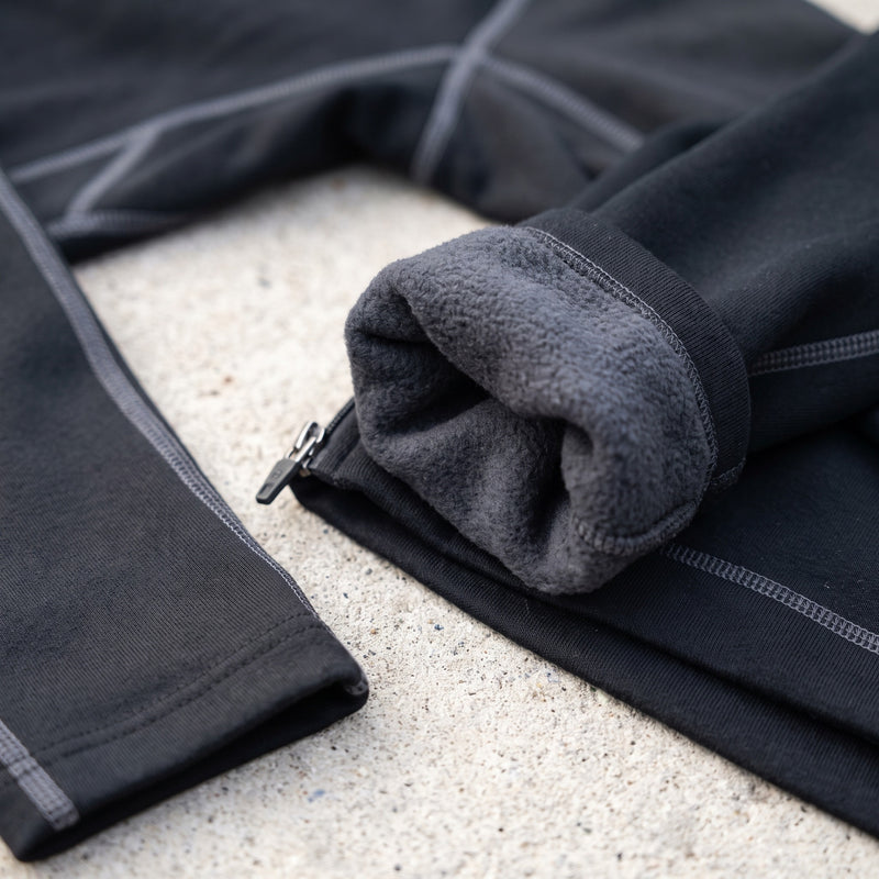 Men's Fleece Lined Tracksuit Set Slim Fit Running Warm Up Suit, product photo 4