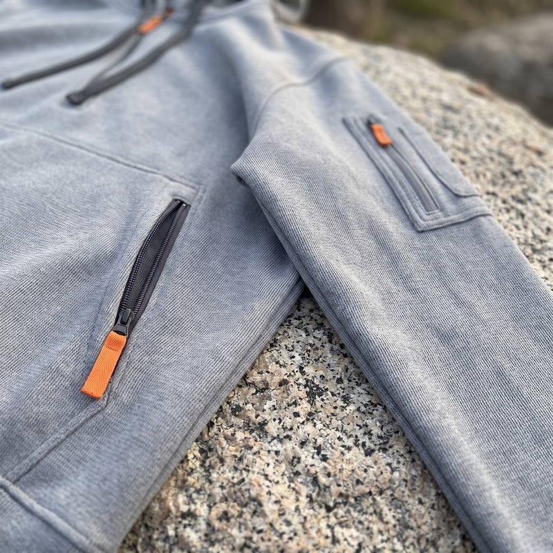 Men's Half Zip Hoodie Tactical Pullover Kangaroo Pocket Sweatshirt, product photo 4