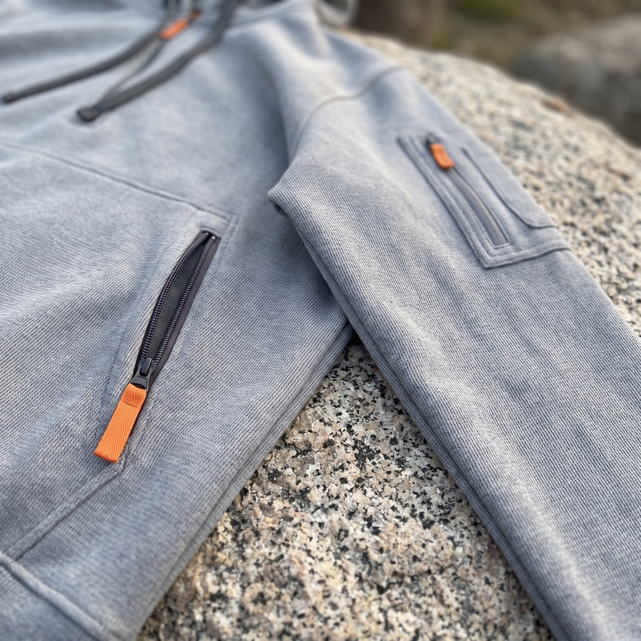 Men's Half Zip Hoodie Tactical Pullover Kangaroo Pocket Sweatshirt, product photo 4