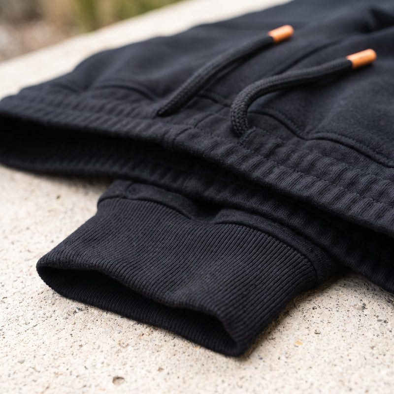 Men's Heavyweight Joggers Fleece Lined Drawstring Sport Sweatpants, product photo 4