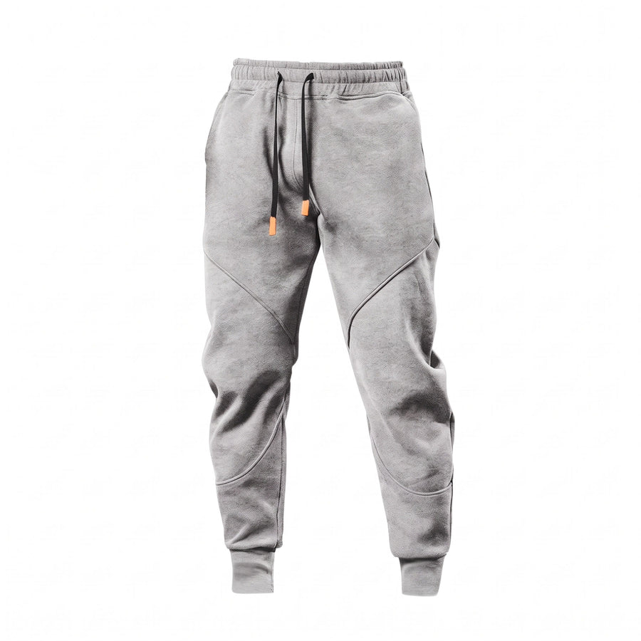 Men's Heavyweight Joggers Fleece Lined Drawstring Sport Sweatpants, product photo 7