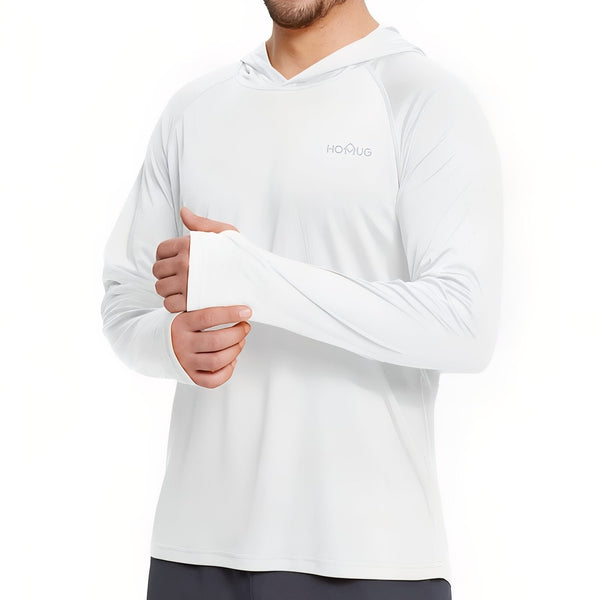 Men's Hiking Sun Shirt UPF 50+ Hooded Tee