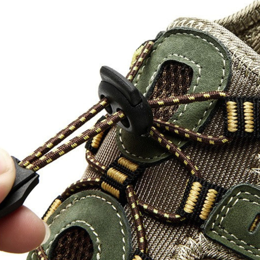 Men's Leather Hiking Sandals Outdoor Closed Toe Trail Shoes – product view 9 | Great Lakes Outdoor