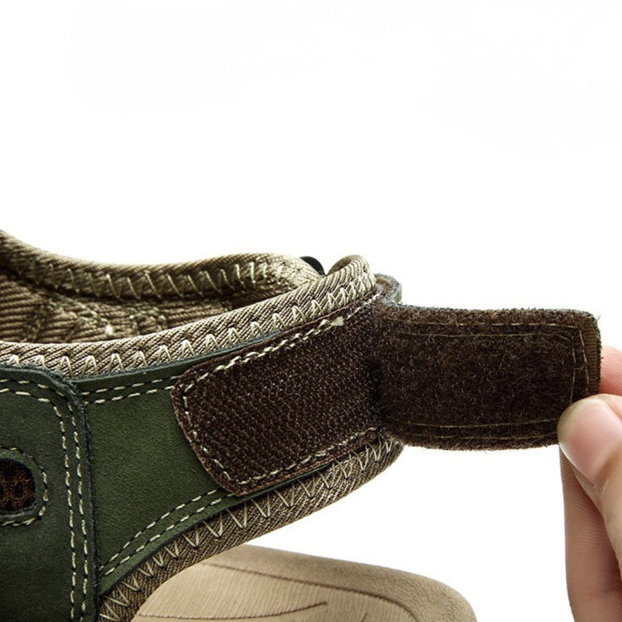 Men's Leather Hiking Sandals Outdoor Closed Toe Trail Shoes – product view 11 | Great Lakes Outdoor