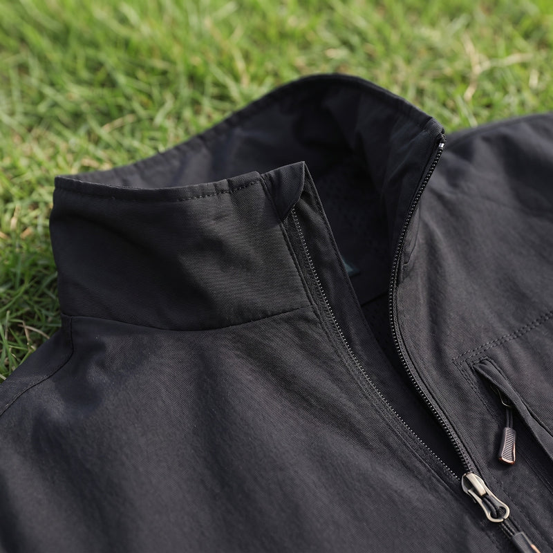 Men's Lightweight Hiking Jacket Stand Collar Multi Pocket Shell, product photo 4