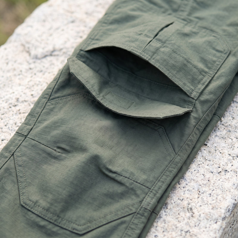Men's Lightweight Tactical Pants 10 Pocket Water Repellent Trousers, product photo 4