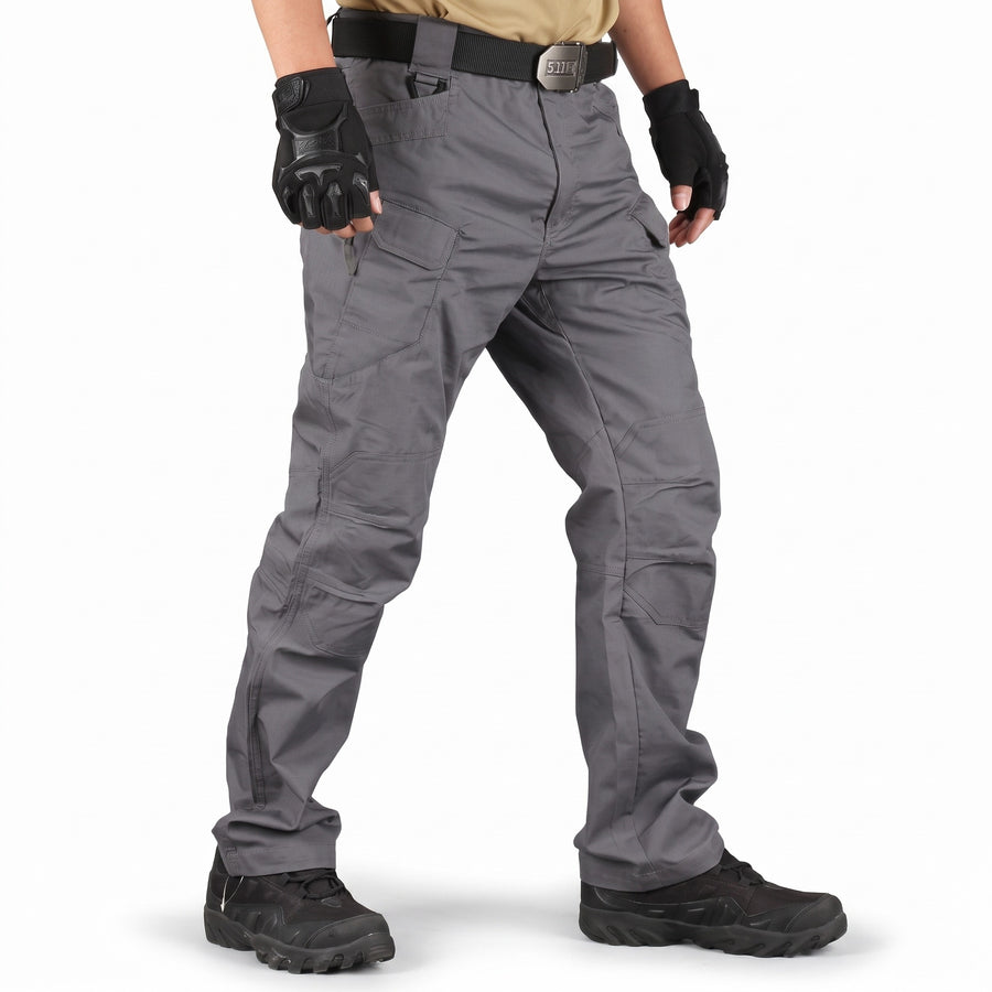 Men's Lightweight Tactical Pants 10 Pocket Water Repellent Trousers, product photo 6