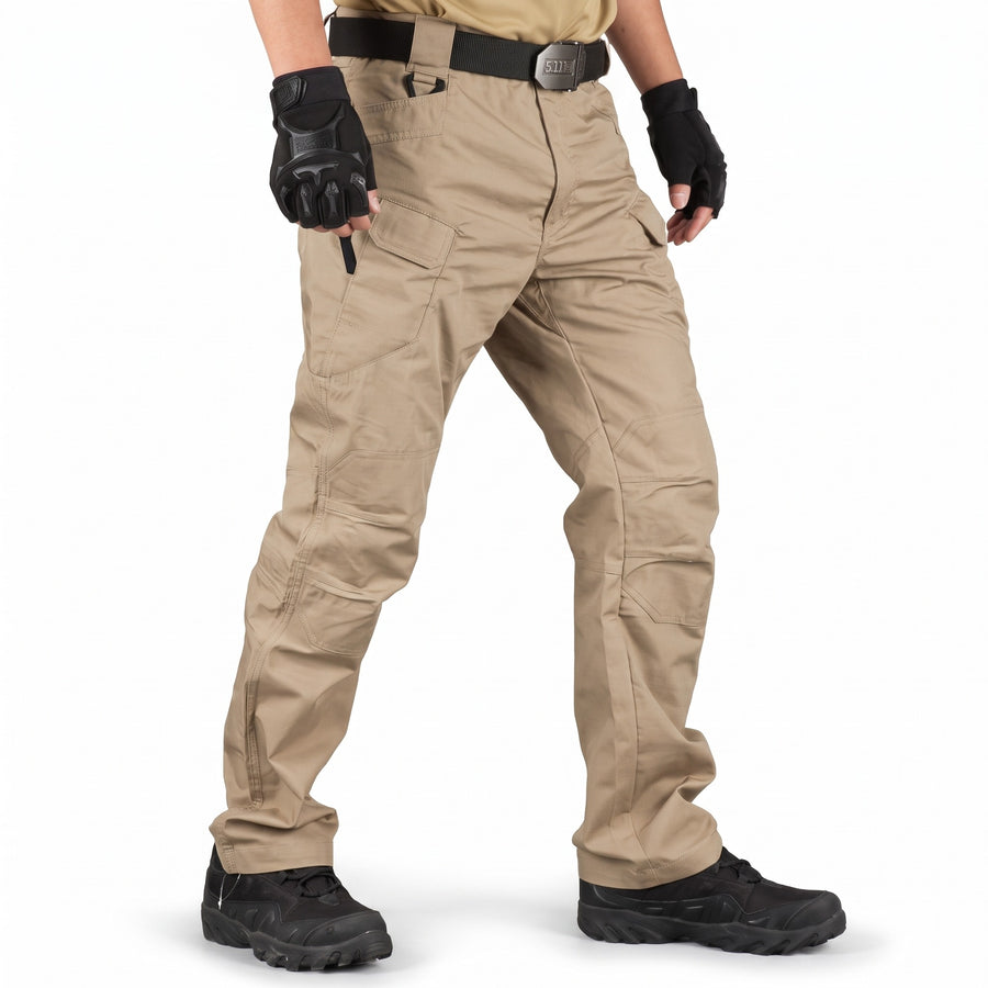 Men's Lightweight Tactical Pants 10 Pocket Water Repellent Trousers, product photo 7