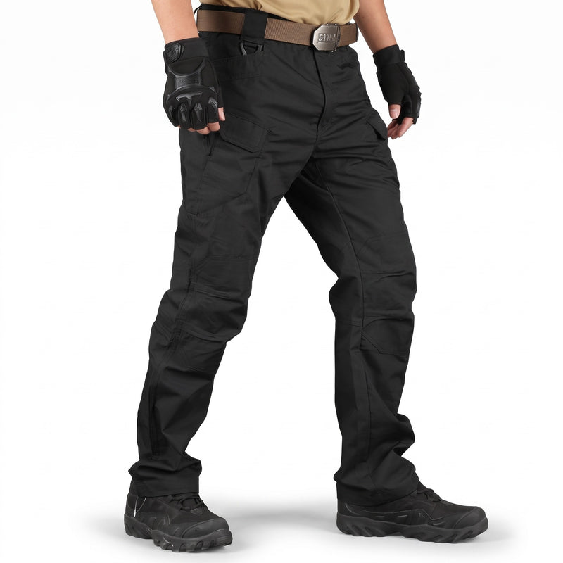 Men's Lightweight Tactical Pants 10 Pocket Water Repellent Trousers, product photo 8