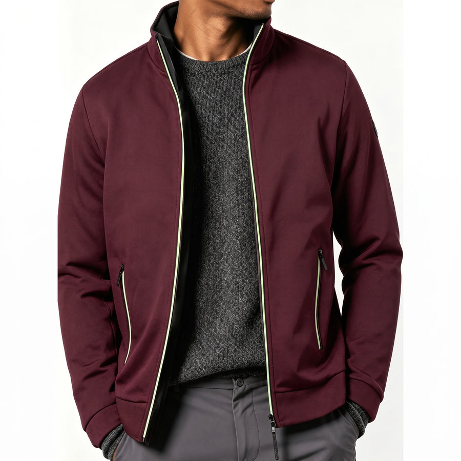 Men's Long Zip Sweater Autumn Winter Warm Knit Cardigan Jacket, product photo 8