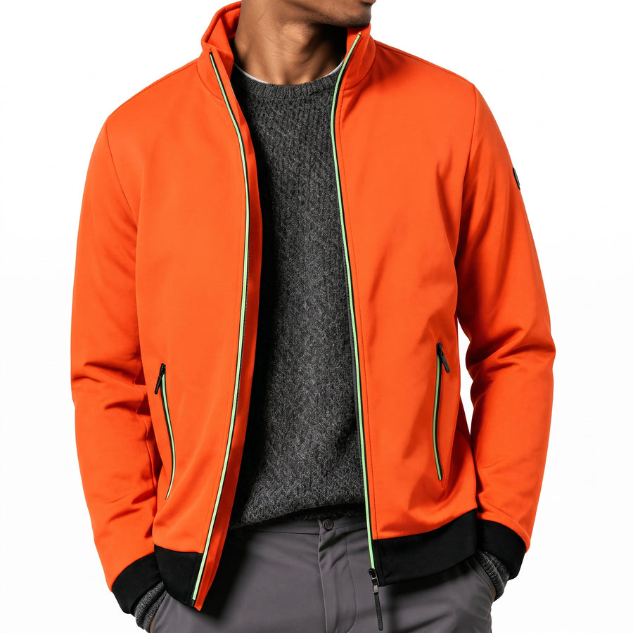 Men's Long Zip Sweater Autumn Winter Warm Knit Cardigan Jacket, product photo 11