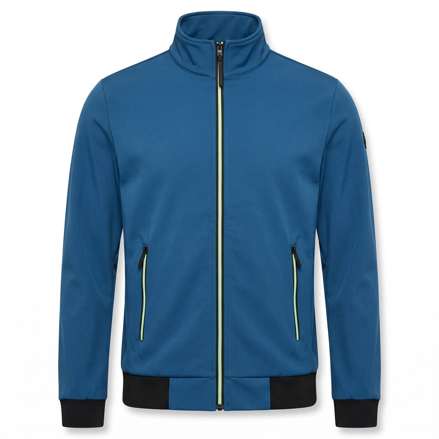 Men's Long Zip Sweater Autumn Winter Warm Knit Cardigan Jacket, product photo 13