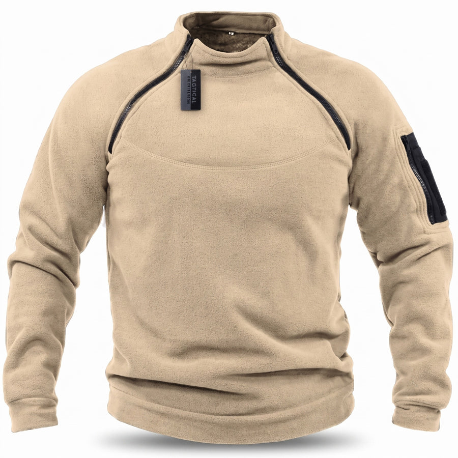 Men’s Military Fleece Jacket Polyester Mid Layer Tactical Warm, product photo 9