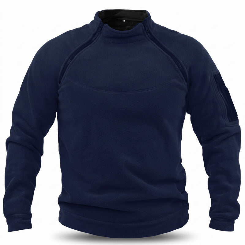 Men’s Military Fleece Jacket Polyester Mid Layer Tactical Warm, product photo 10