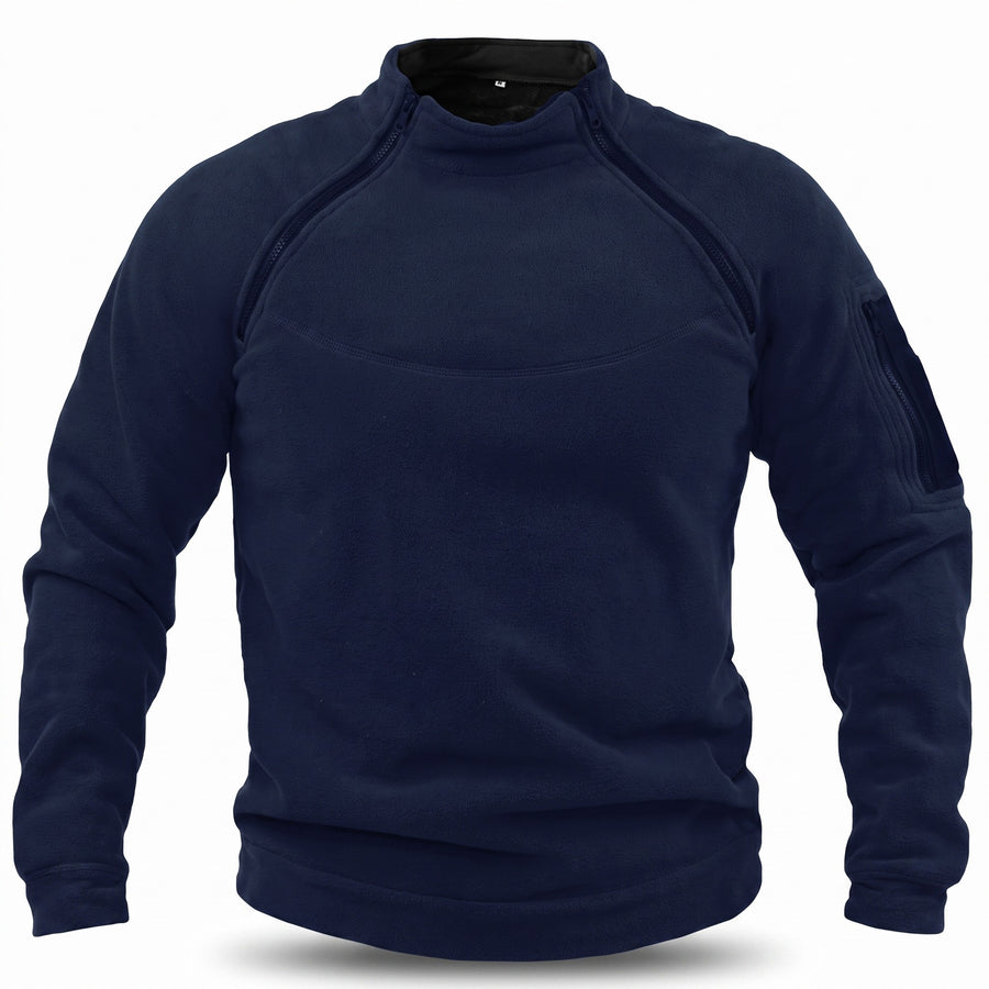 Men’s Military Fleece Jacket Polyester Mid Layer Tactical Warm, product photo 10