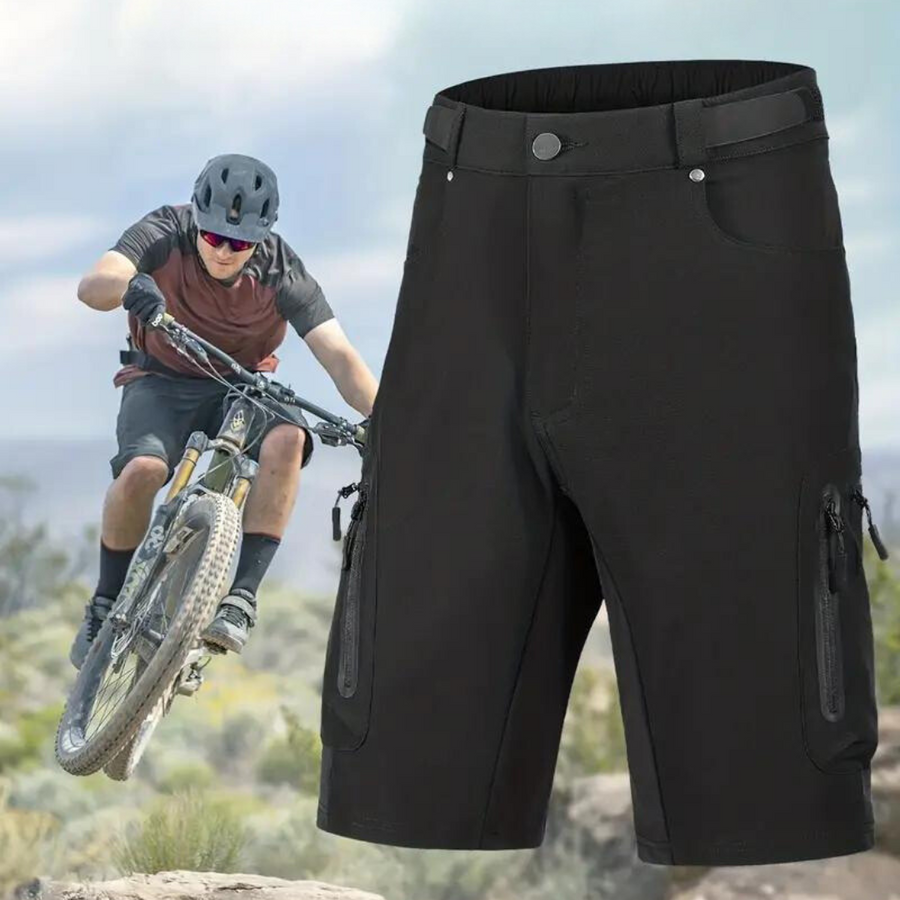 Men’s MTB Cycling Shorts Cargo Pockets Quick Dry Bike Shorts – product view 1 | Great Lakes Outdoor