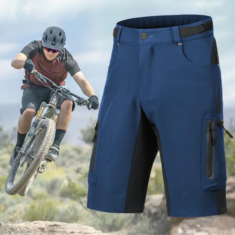 Men’s MTB Cycling Shorts Cargo Pockets Quick Dry Bike Shorts – product view 5 | Great Lakes Outdoor