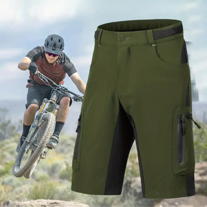 Men’s MTB Cycling Shorts Cargo Pockets Quick Dry Bike Shorts – product view 6 | Great Lakes Outdoor