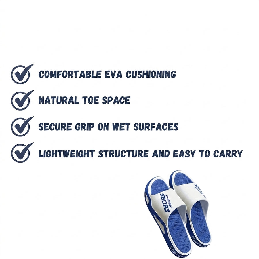 Men's Non-Slip Slides Lightweight Waterproof Outdoor Sandals – product view 3 | Great Lakes Outdoor